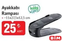 HOBBY LİFE AYAKKABI RAMPASI 11X27,5X12,5 CM